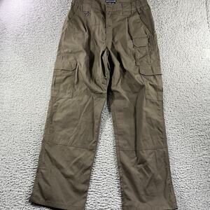 5.11 Tactical Taclite Pro Ripstop Pants Men 32x30 Green/Brown Cargo Work Utility